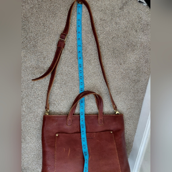 Portland Leather Goods Brown Leather Handbag - Picture 14 of 15